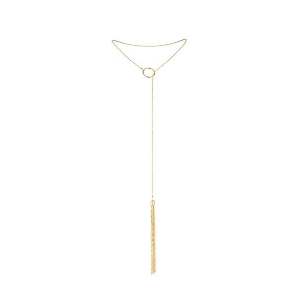 BIJOUX MAGNIFIQUE Magnifique Collier Métal Franges Dorées — vue détaillée
