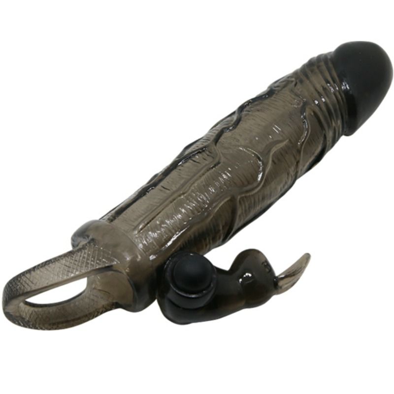 BAILE FOR HIM Couvre-Pénis Brave Man Lapin Noir 16.5 Cm — vue arrière
