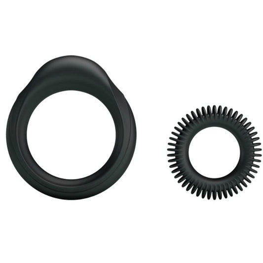 BAILE FOR HIM KIT 2 ANNEAUX SILICONE ANNEAU VIRILIT? - Aura Intime