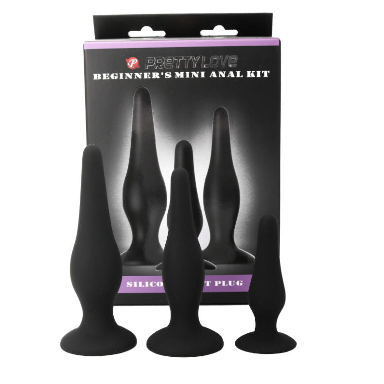 PRETTY LOVE PARTY UP Kit Dinitiation Silicone Plugs Anal — vue détaillée