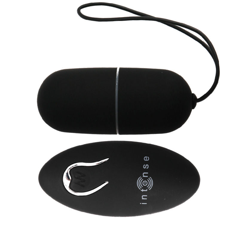 INTENSE REMOTE CONTROL Oeuf Vibrant Flippy I Télécommande Noir — vue arrière
