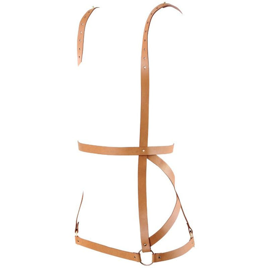 BIJOUX MAZE Indiscrets Maze Harnais Forme Robe Marron - Aura Intime