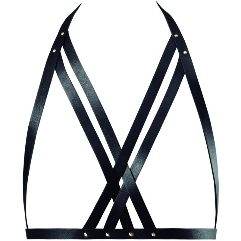 BIJOUX MAZE Soutien-Gorge Licol Harnais Noir - Aura Intime