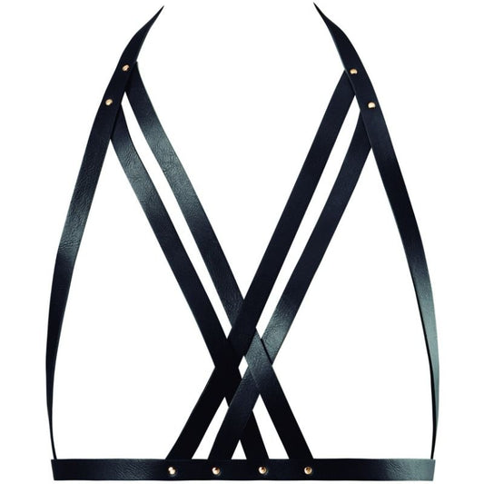 BIJOUX MAZE Soutien-Gorge Licol Harnais Noir - Aura Intime