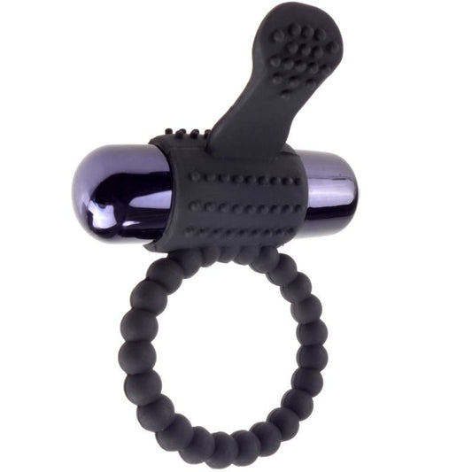 FANTASY C-RINGZ - Anneau Vibrant En Silicone Noir Fantasy C-Ring