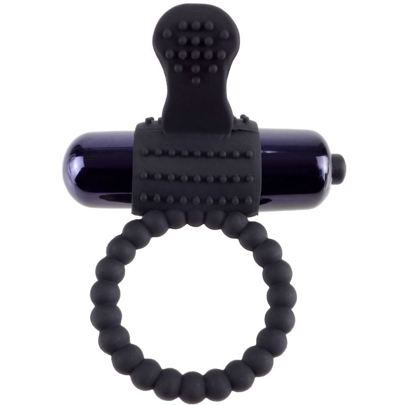 FANTASY C-RINGZ ANNEAU VIBRANT SILICONE NOIR FANTASY C-RING — vue détaillée