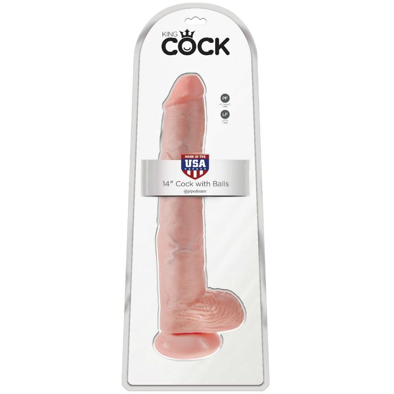 KING COCK GODE COUILLES 35.6 CM - CHAIR — vue détaillée