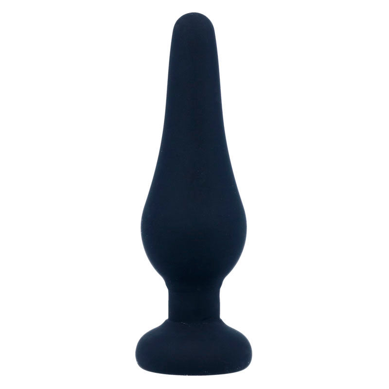 INTENSE ANAL TOYS Plug Anal Pipo S Silicone Noir 9,8 Cm — vue détaillée