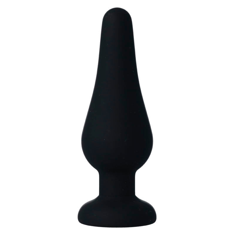 INTENSE ANAL TOYS Plug Anal Pipo M Silicone Noir 11 Cm — vue détaillée