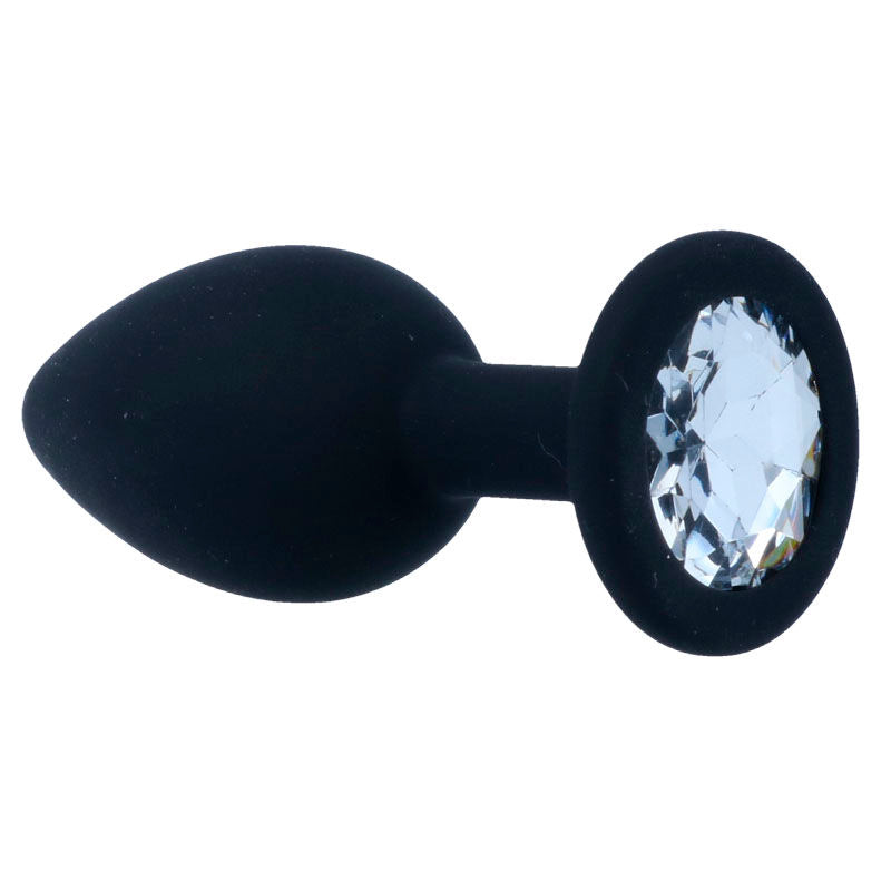 INTENSE ANAL TOYS Plug Anal Shelki S Noir — vue arrière