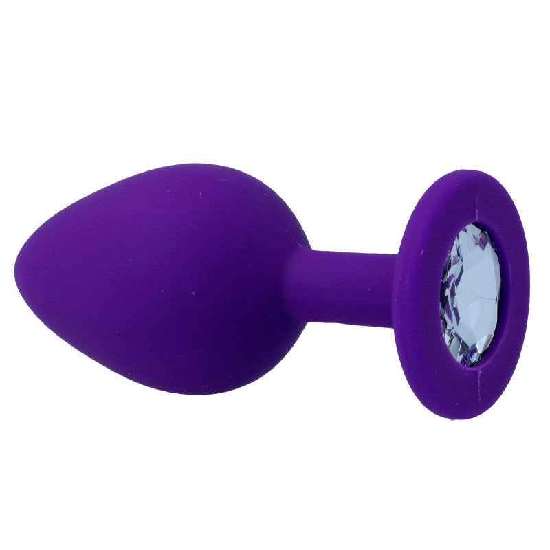 INTENSE ANAL TOYS Plug Anal Shelki M Lilas — vue arrière