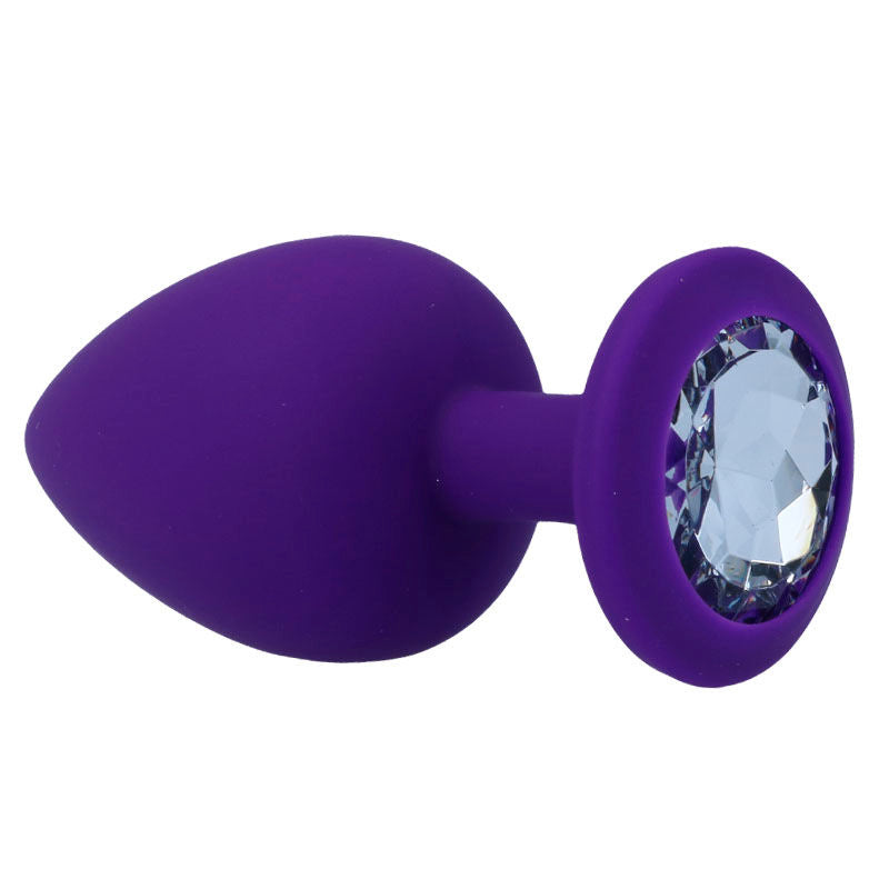 INTENSE ANAL TOYS Shelki L Plug Anal Lilas — vue arrière