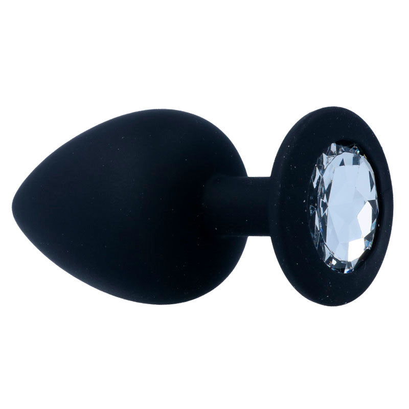 INTENSE ANAL TOYS Plug Anal Shelki L Noir — vue arrière