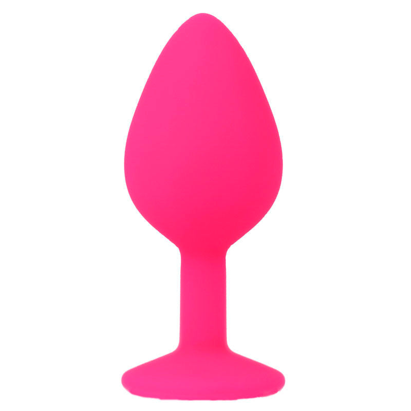 INTENSE ANAL TOYS Plug Anal Shelki M Fuchsia — accessoires inclus