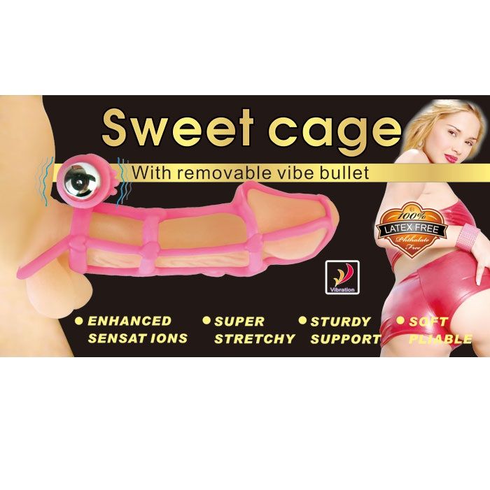 BAILE FOR HIM COUVERTURE ANNEAU SILICONE SWEET 10 RYTHMES PÉNIS ROSE — vue alternative