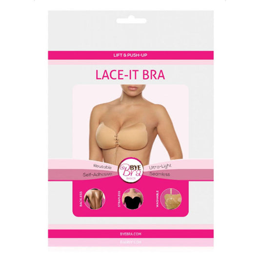 BYE BRA - BRAS Lace-It Renforcement Push-Up Beige Bonnet A - Aura Intime
