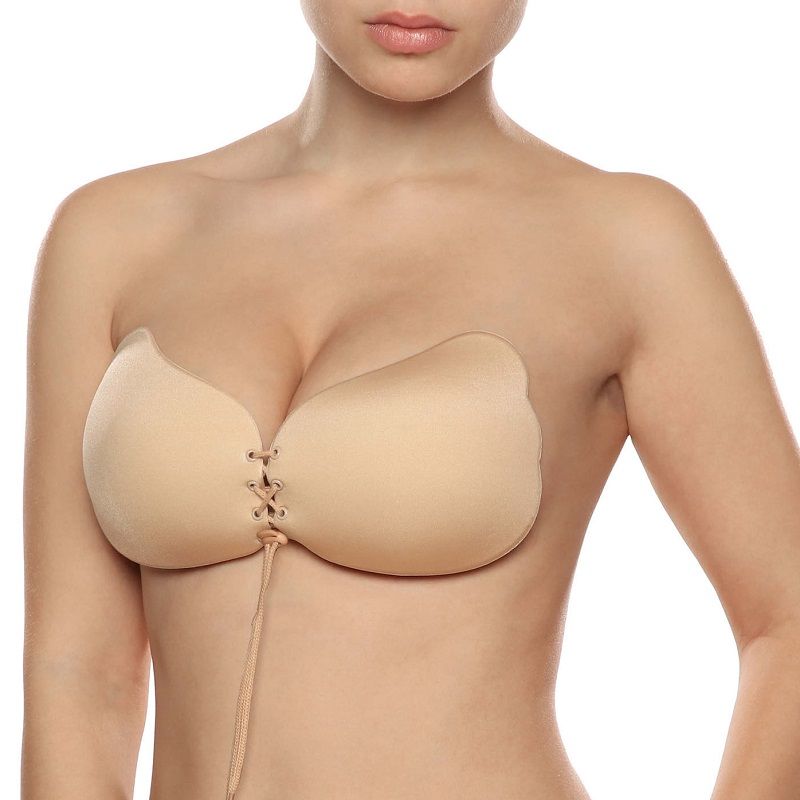 BYE BRA - BRAS Lace-It Renforcement Push-Up Beige Bonnet D — vue alternative