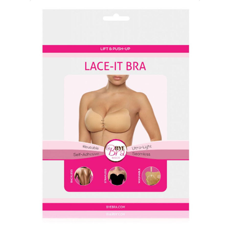 BYE BRA - BRAS Lace-It Renforcement Push-Up Noir Bonnet C - Aura Intime