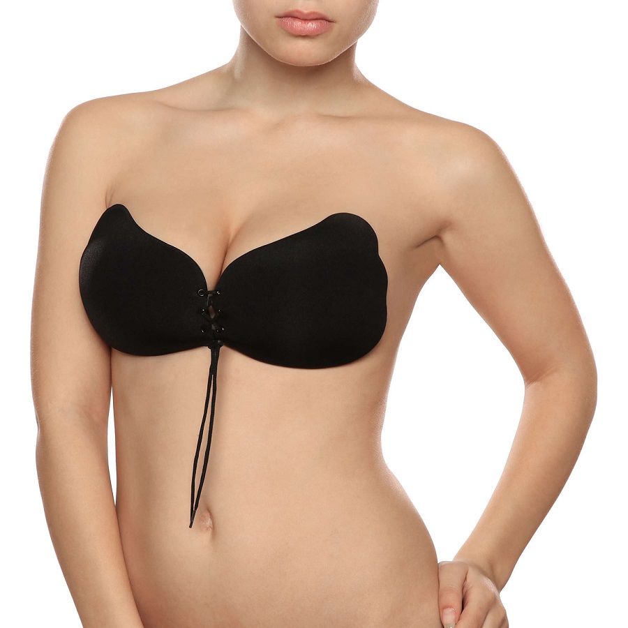BYE BRA - BRAS Lace-It Renforcement Push-Up Noir Bonnet C — vue alternative