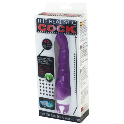 BAILE VIBRATORS Bite Réaliste 10 Rythmes Sensation Violette — vue arrière