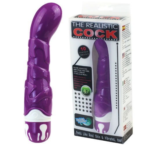 BAILE VIBRATORS Bite Réaliste 10 Rythmes Sensation Violette — accessoires inclus