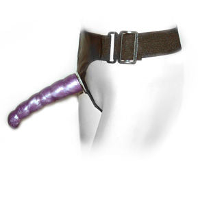 BAILE HARNAIS ANAL VAGINAL FEMME LILAS GPOINT 17 CM — vue détaillée