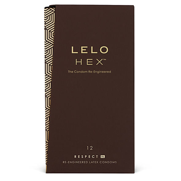 LELO Préservatifs Hex Respect Xl Paquet 12 - Aura Intime