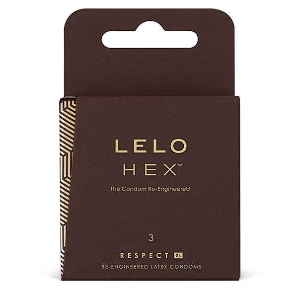 LELO Lelo Hex Condoms Respect Xl 3 Pack — vue détaillée