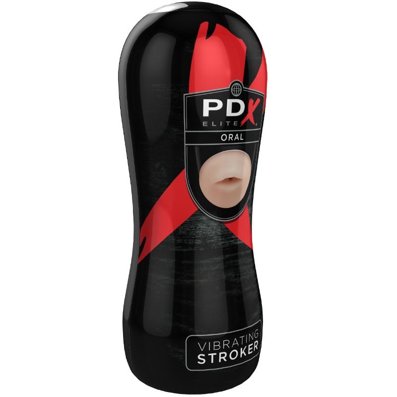 PDX ELITE Stroker Oral Vibrant — vue détaillée