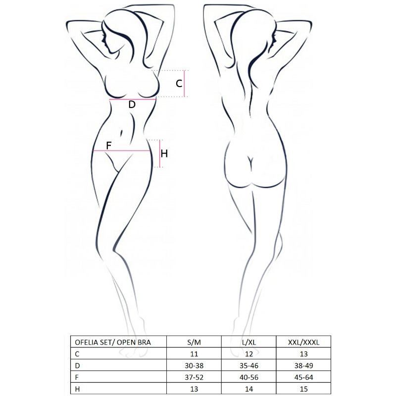 PASSION WOMAN SETS Ensemble Femme Ofelia Taille S/M — vue détaillée