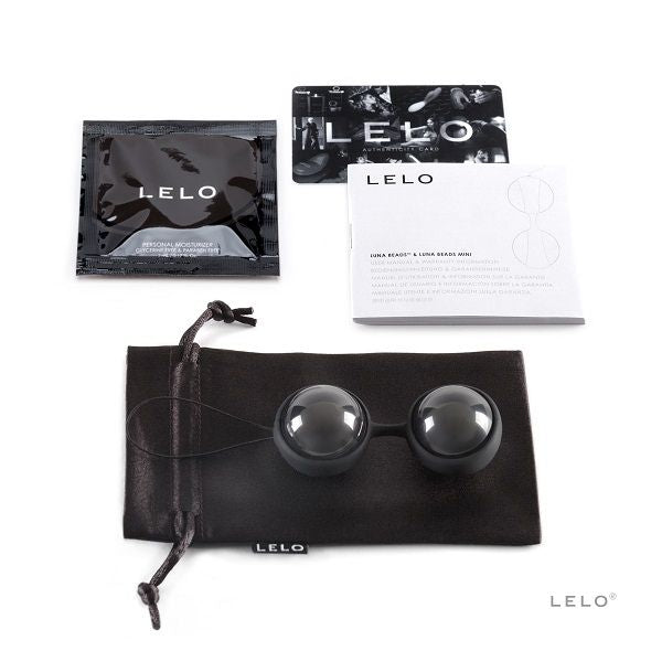 LELO Luna Beads Noir Balles Kegel — vue détaillée