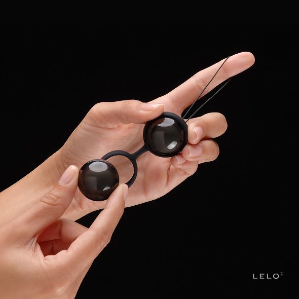 LELO Luna Beads Noir Balles Kegel — vue arrière