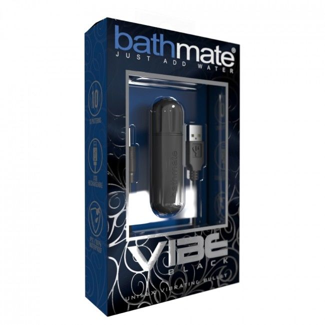 BATHMATE Balle Vibrante Vibe Noire — vue arrière