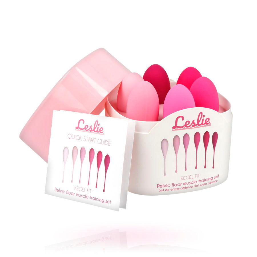 LESLIE Kegel Fit Ensemble D'Entraînement Musculaire Pelvien 6 Pcs - Aura Intime