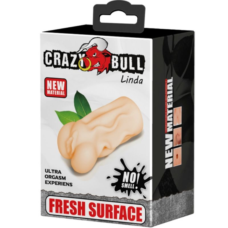 CRAZY BULL Masturbateur Vagin Linda 13.7 Cm — accessoires inclus