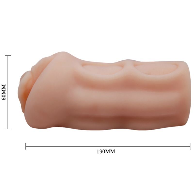 CRAZY BULL Masturbateur Vagin Lillian 13 Cm — vue arrière