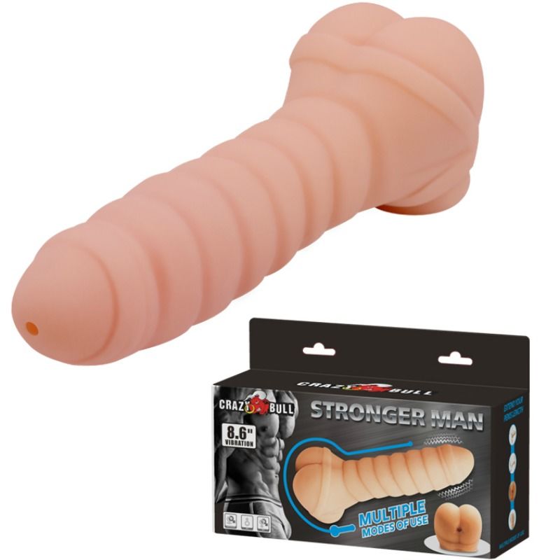 CRAZY BULL Pénis Multifonctionnel 21.8 Cm — vue arrière