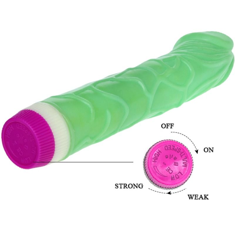BAILE VIBRATORS VIBRATEUR VAGUES PLAISIR 23 CM VERT — vue arrière