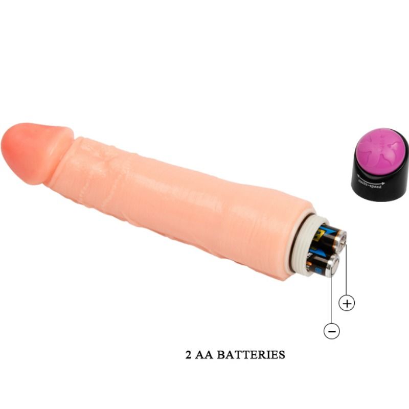 BAILE VIBRATORS VIBRATEUR RÉALISTE FLEXIBLE 25 CM — vue arrière