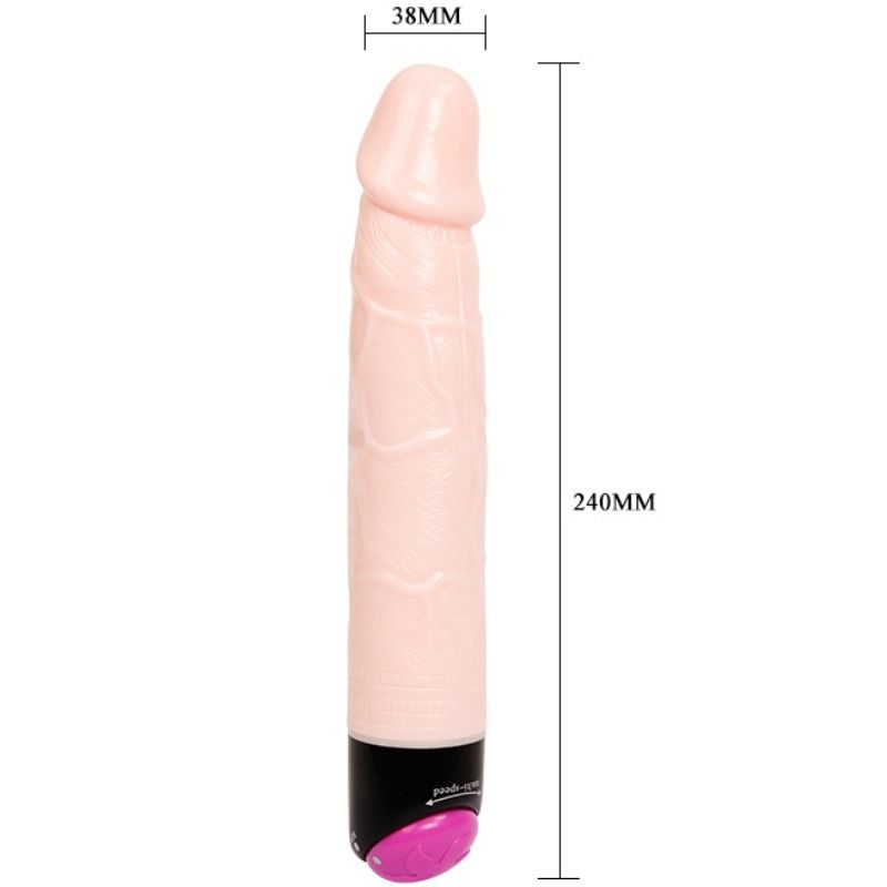 BAILE VIBRATION ROTATION SEXUELLES COLORÉES 24 CM — vue alternative