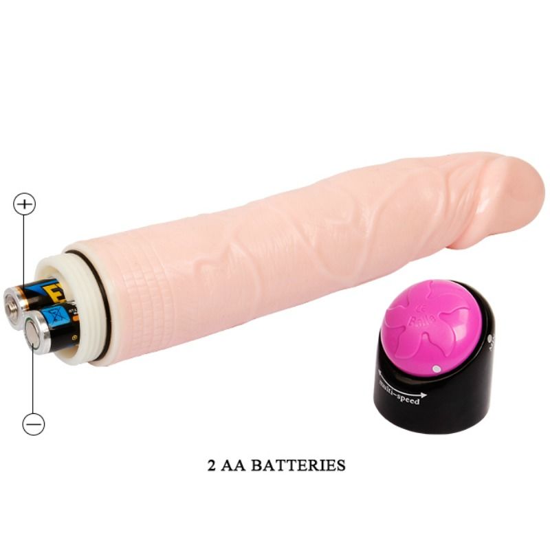 BAILE VIBRATION ROTATION SEXUELLES COLORÉES 24 CM — accessoires inclus