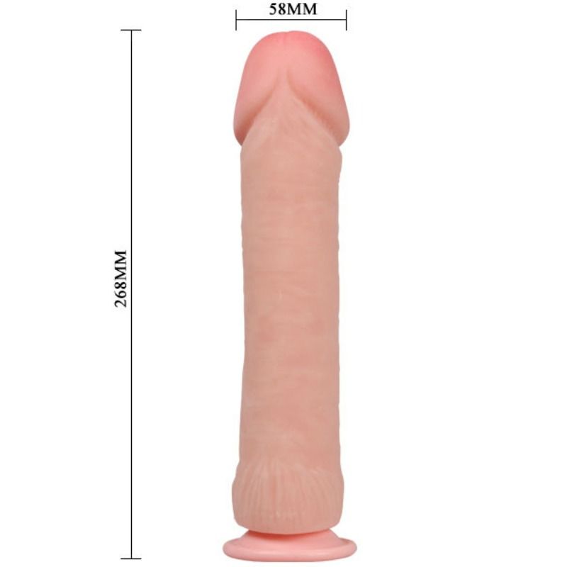 BAILE DILDOS GODE RÉALISTE NATUREL GROS PÉNIS 26 CM — accessoires inclus