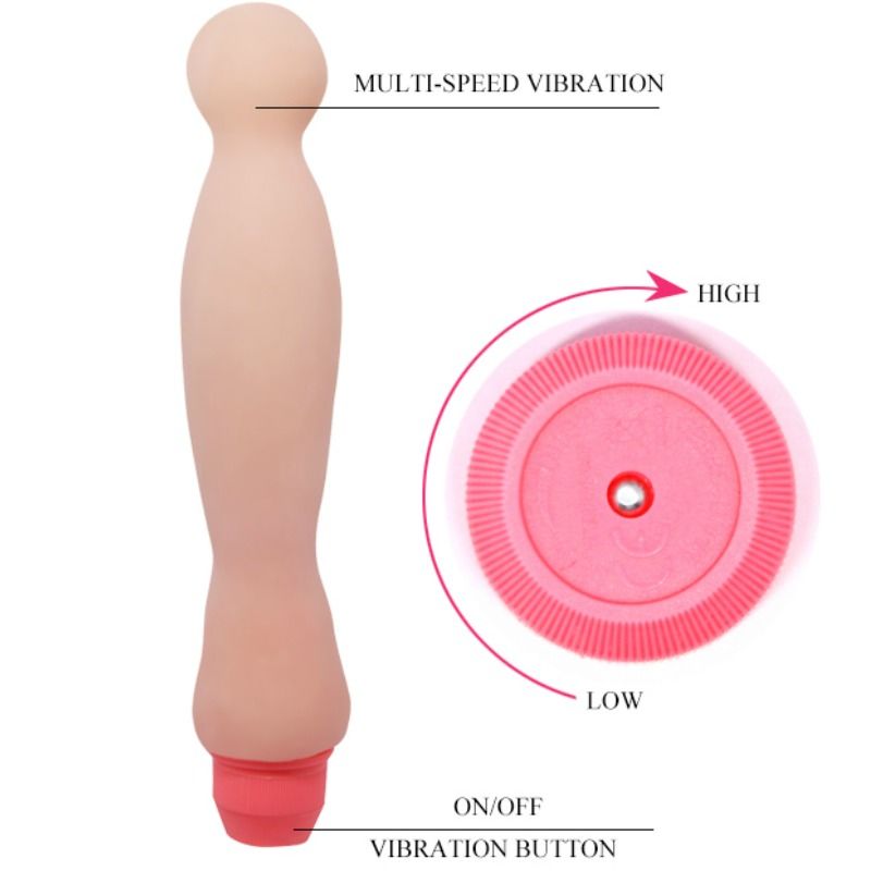 BAILE VIBRATORS VIBRATEUR FLEXI VIBE SENSUAL SPINE 22 CM — accessoires inclus