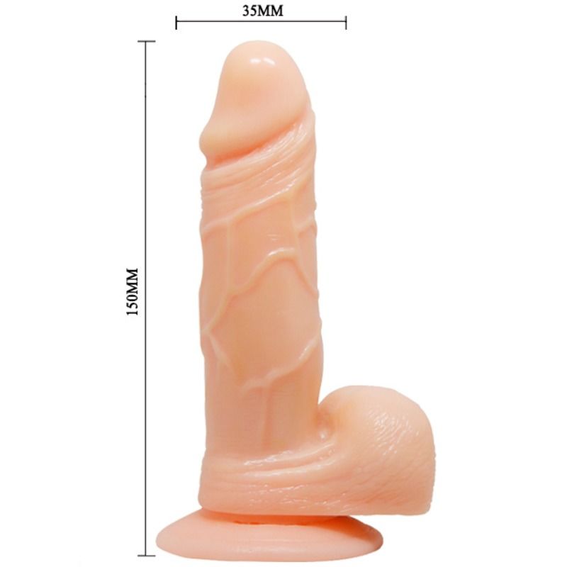 BAILE VIBRATORS PRIME RÉALISTE DONG GODE RÉALISTE NATUREL — vue arrière