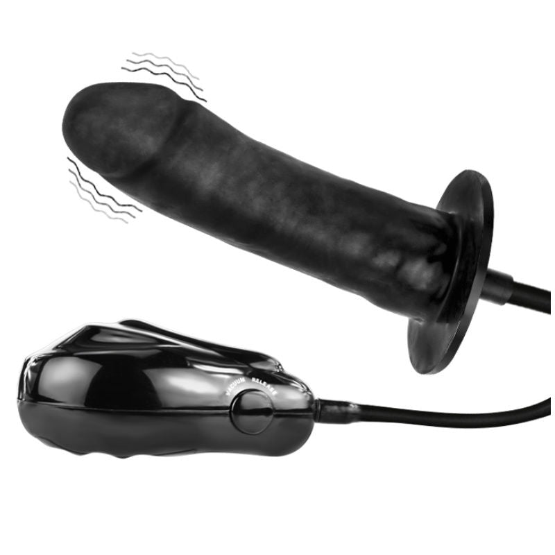 BAILE STIMULATING Gode Gonflable Bigger Joy Vibration 16 Cm — accessoires inclus