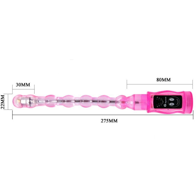 BAILE STIMULATING STIMULATEUR DISTORSION TRIPLE ROSE — accessoires inclus