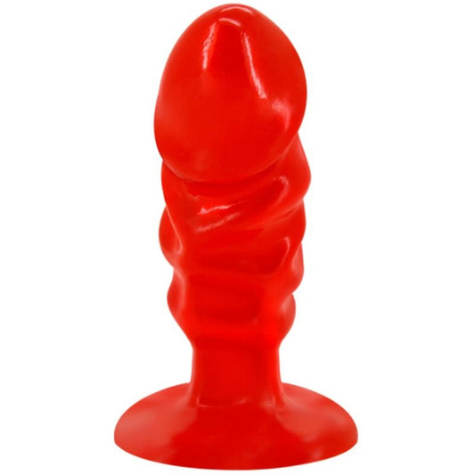 BAILE ANAL Plug Anal Unisexe Ventouse Rouge - Aura Intime