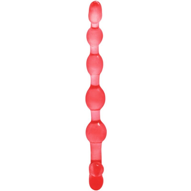BAILE ANAL Balles Anal Rouges Bendy Twist — vue alternative