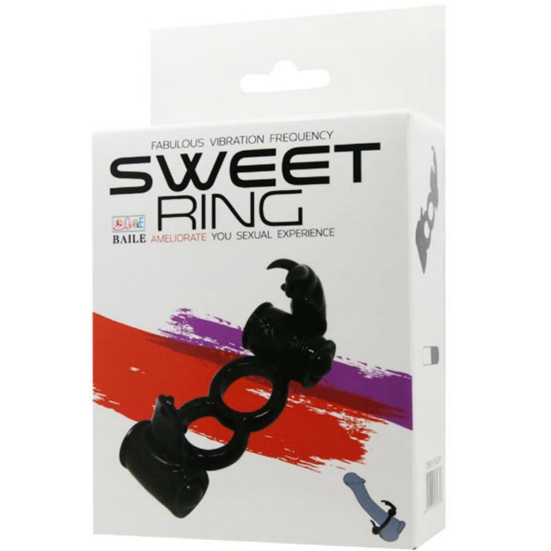 BAILE FOR HIM Sweet Ring Double Anneau Double Lapin — accessoires inclus