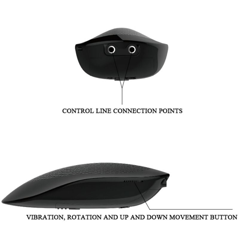 BAILE VIBRATEUR MULTIFONCTION THUNDER UP — vue arrière